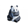 Statue Panda Assis en Pierre Reconstituée - Décoration Jardin 53cm - Jardinex