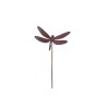Silhouette libellule métal rouillé 40x80 cm - Décoriale | Jardinex