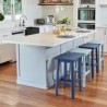 Table Basse Ovale Bois Recyclé Industriel - Collection Empreintes