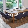 Table Basse Ovale Bois Recyclé Industriel - Collection Empreintes
