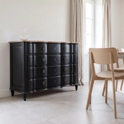 Commode 4 Tiroirs Pin Massif Artisanale | Fabrication Française