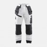 Pantalon Peintre Blaklader 1510 Blanc - Poches Flottantes Cordura